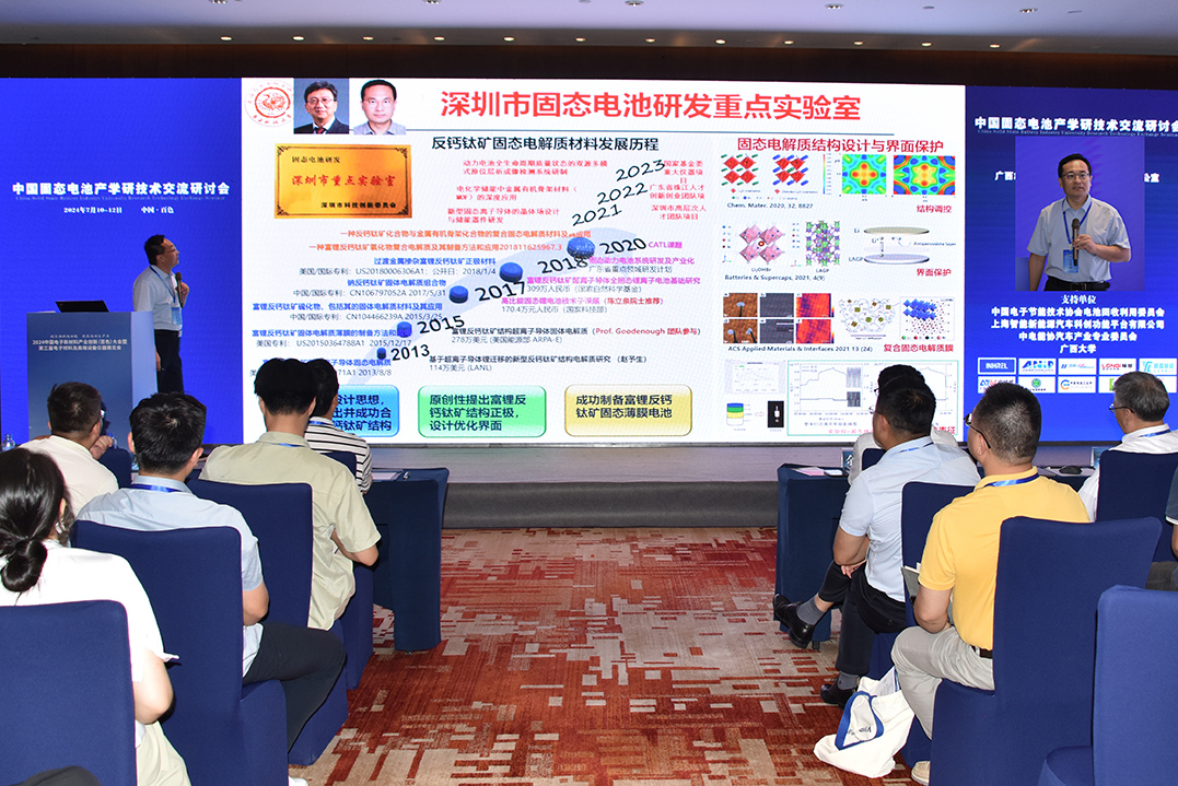 2024中国电子新材料产业创新发展(百色)大会暨中国固态电池产学研技术交流会顺利召开(图12)